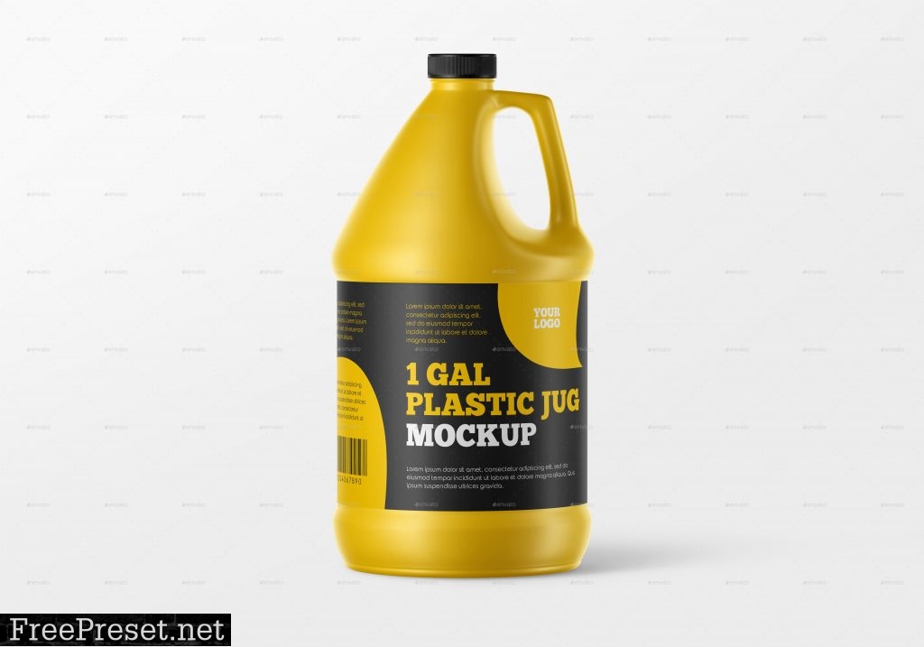 1 Gal Plastic Jug Mockup Set 33211196