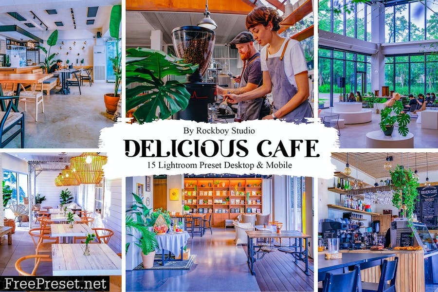 15 Delicious Cafe Lightroom Presets