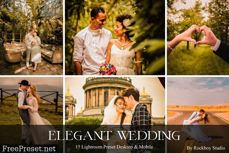 15 Elegant Wedding Lightroom Presets