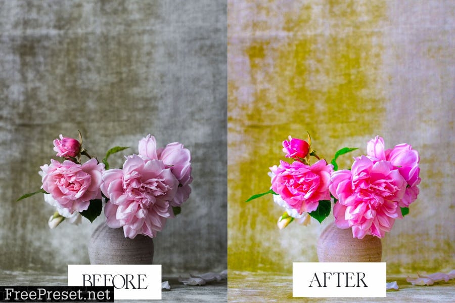15 Fresh Flower Lightroom Presets