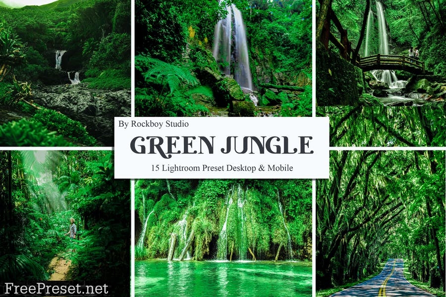 15 Green Jungle Lightroom Presets