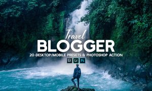 20 Travel Blogger Presets & Action 6181714