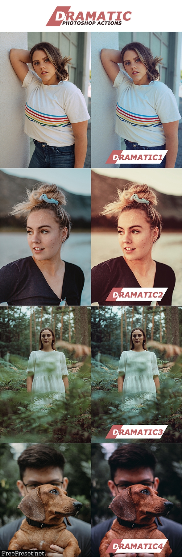 4 IN 1 Photoshop Actions September Bundle 28620663