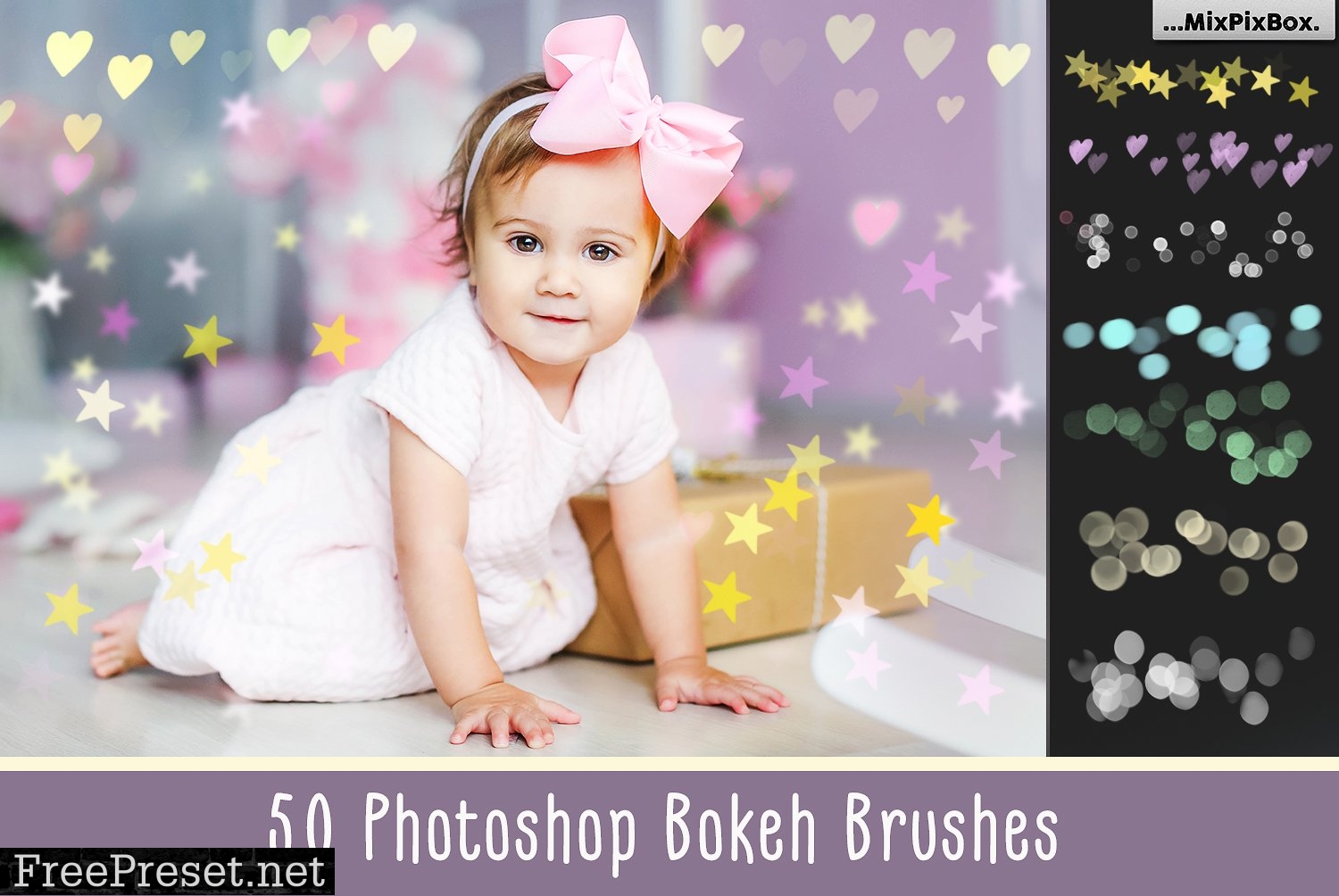 50 Bokeh Photoshop Brushes 778982