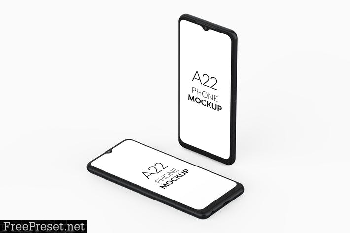 A22 Phone Mockup ZTQCNXR