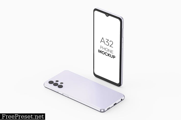 A32 Phone Mockup