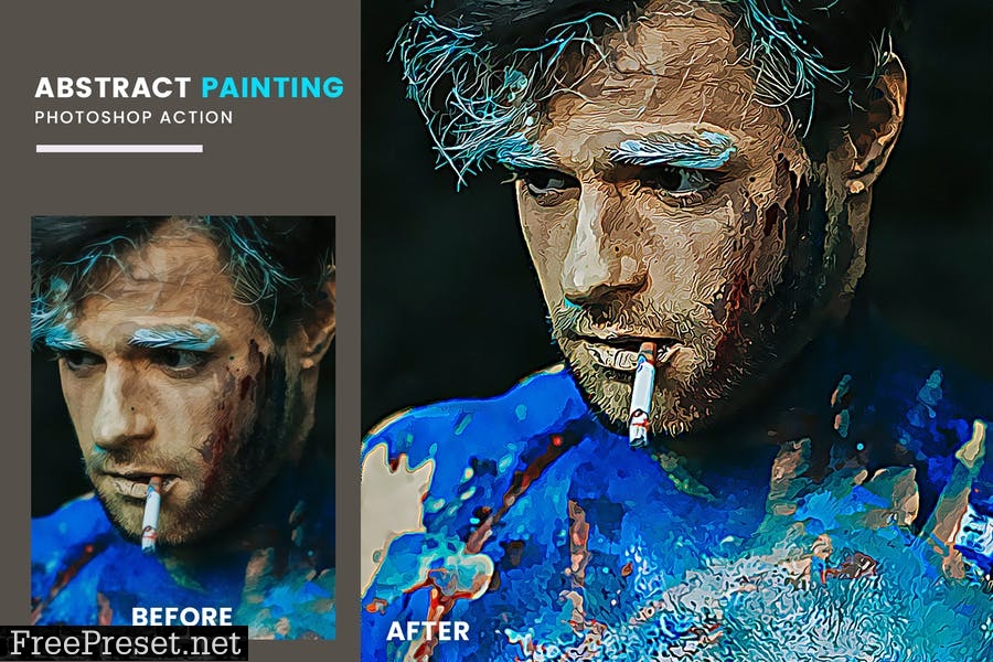 Abstract Painting Photoshop Action