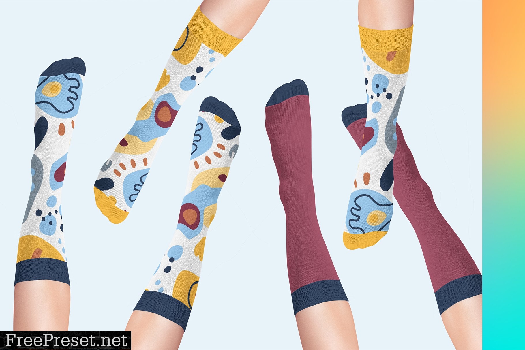 All Socks 9x Mock-ups 6250297