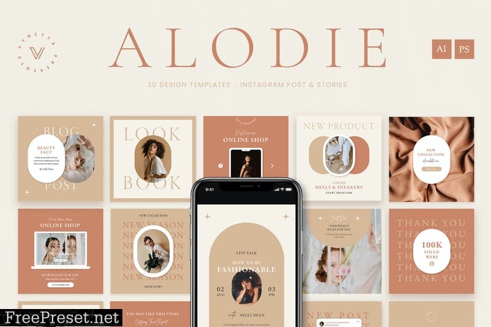 Alodie - Fashion Instagram Pack EUA55VU