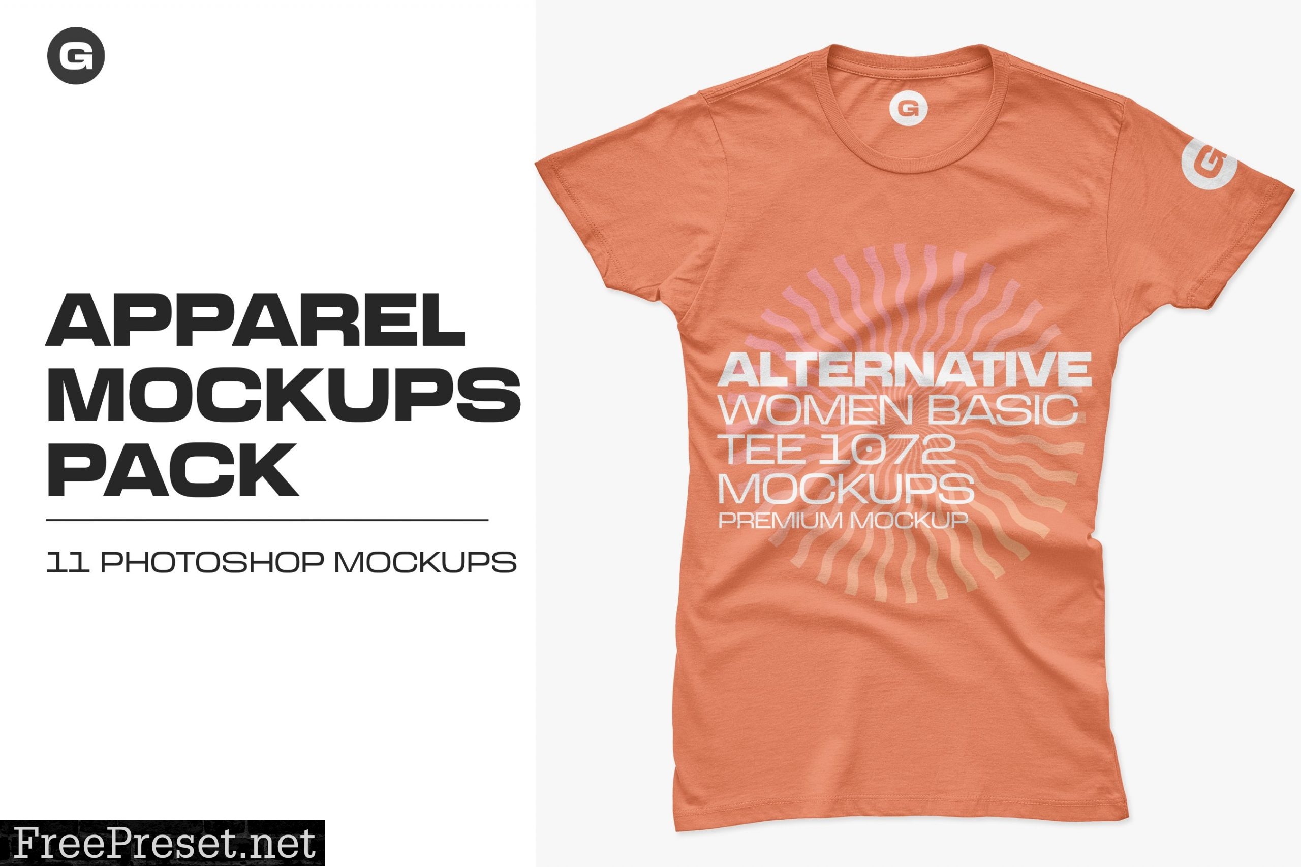 Alternative Women Basic Tee Mockups 5933636