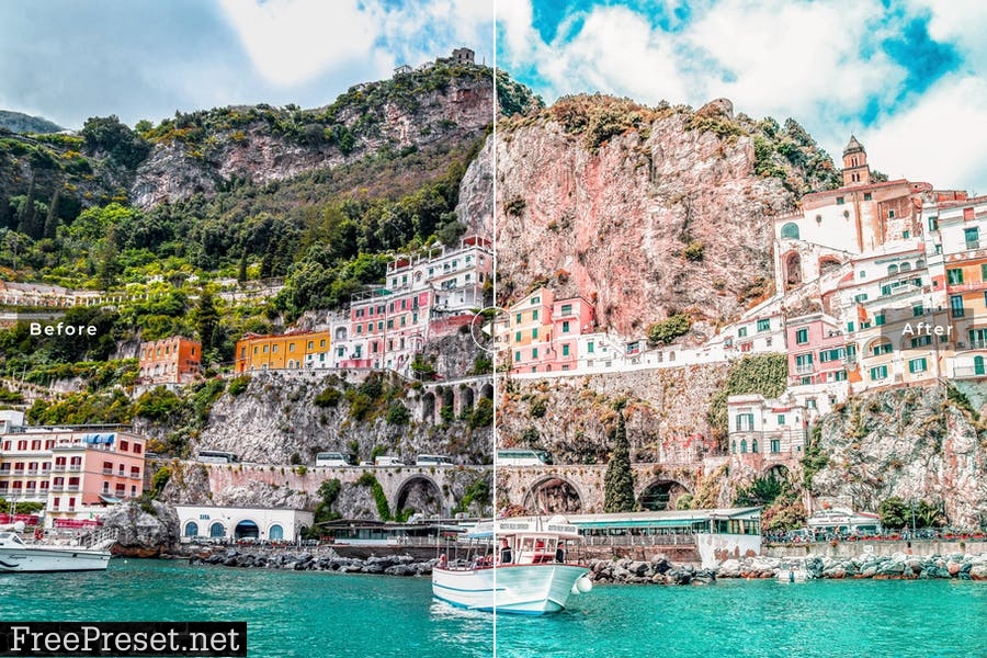 Amalfi Mobile & Desktop Lightroom Presets