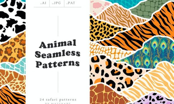 Animal Skin Seamless Patterns E3ZNLSV