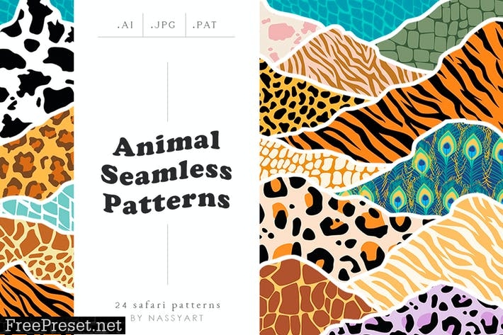 Animal Skin Seamless Patterns E3ZNLSV