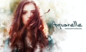 Aquarelle CS4+ Photoshop Action