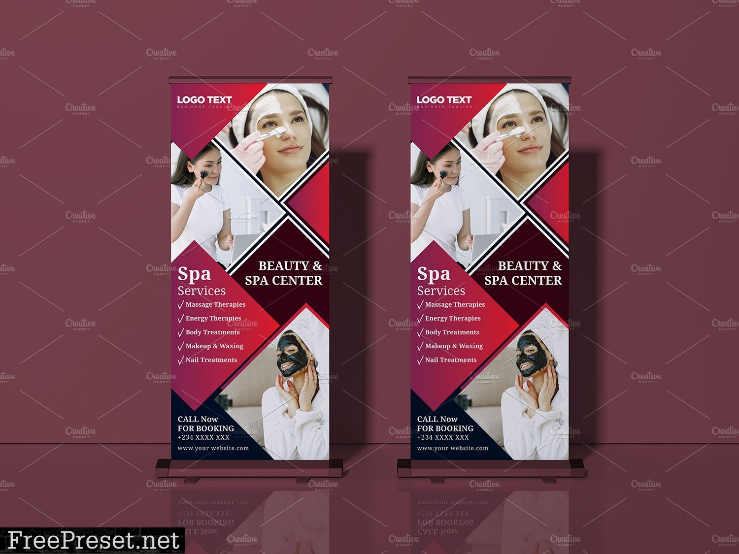 Beauty and Spa Roll-up Banner 5635667