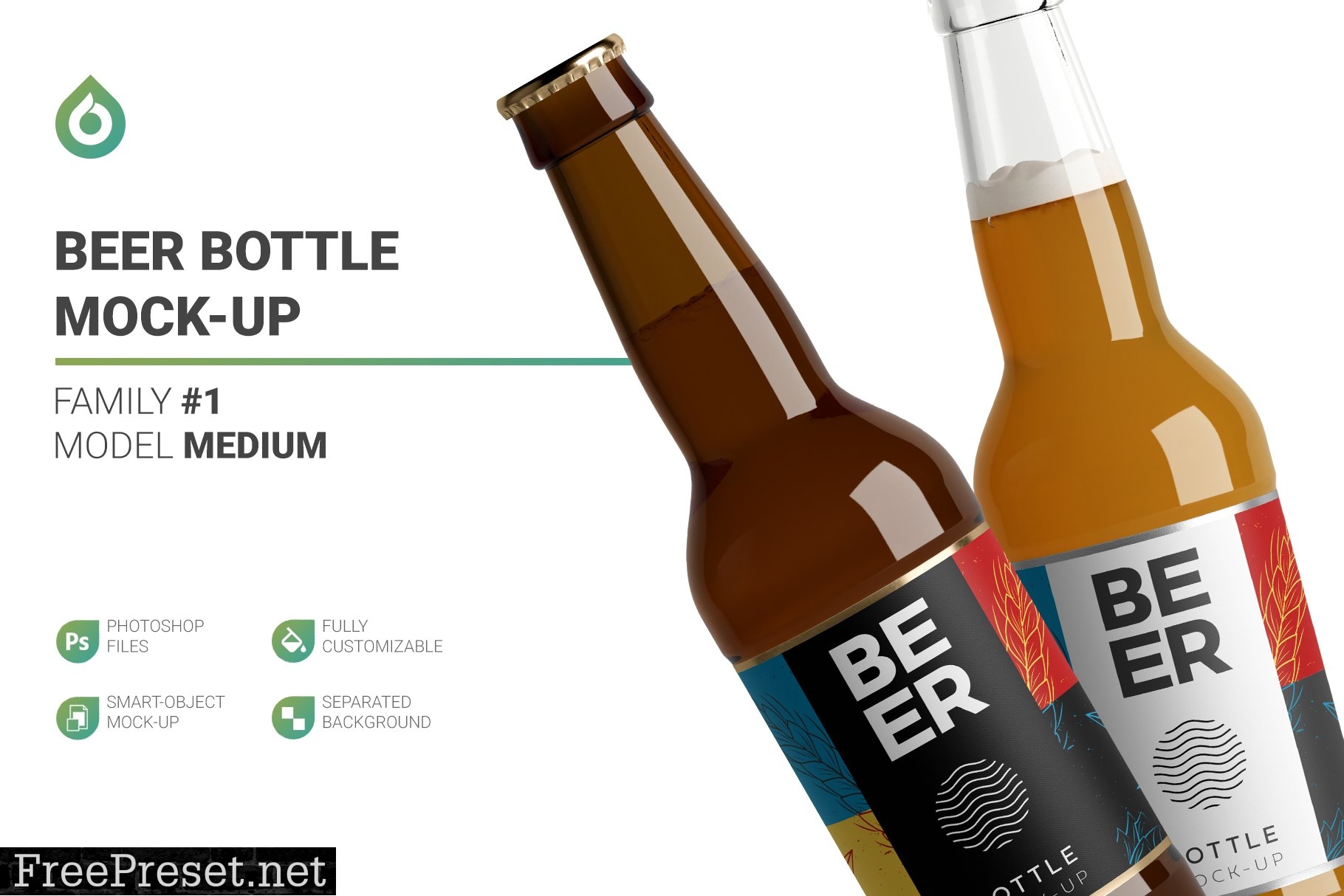 Beer Bottle Mockup 5003901