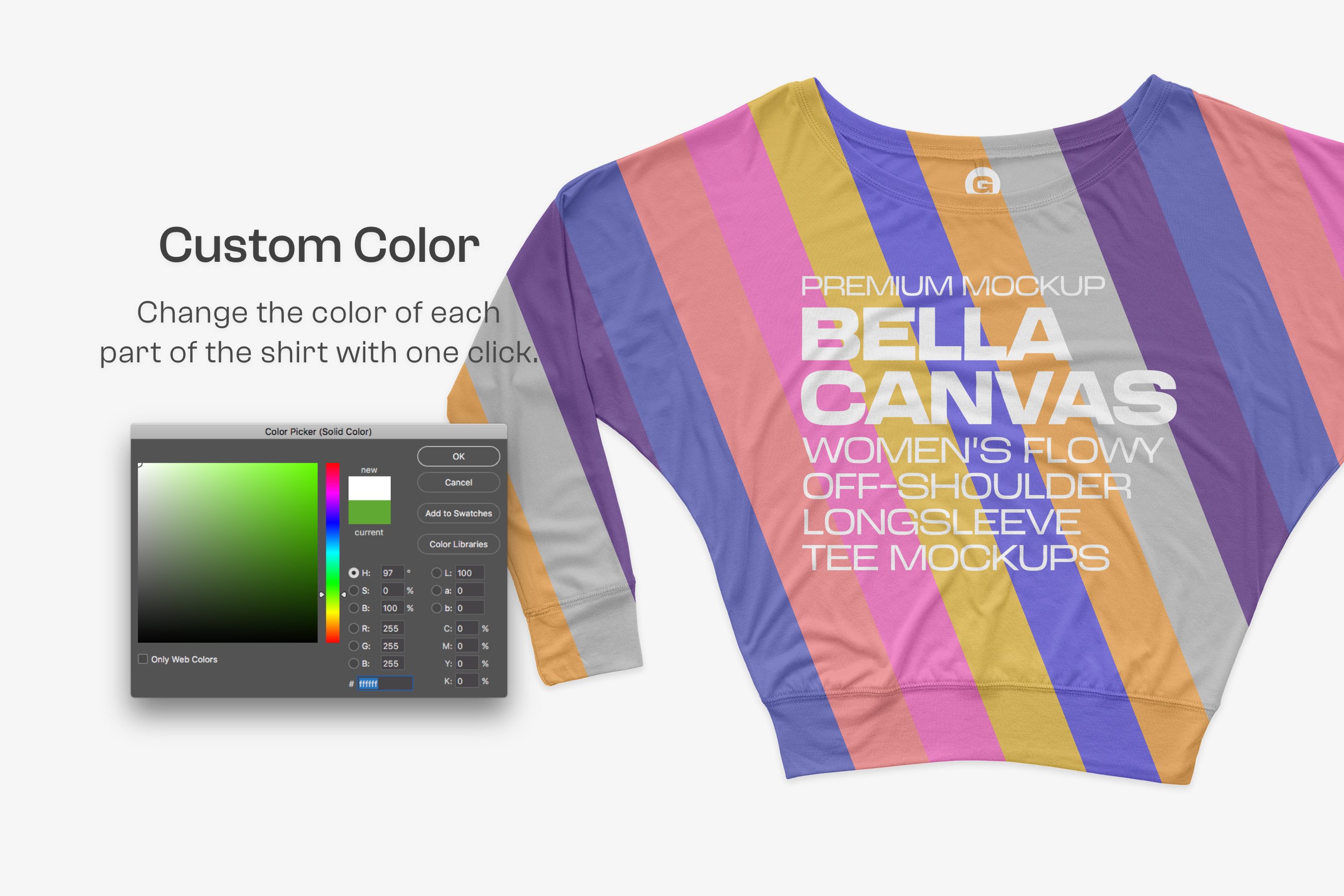 Bella Canvas 8850 Flowy Tee Mockups 6325259