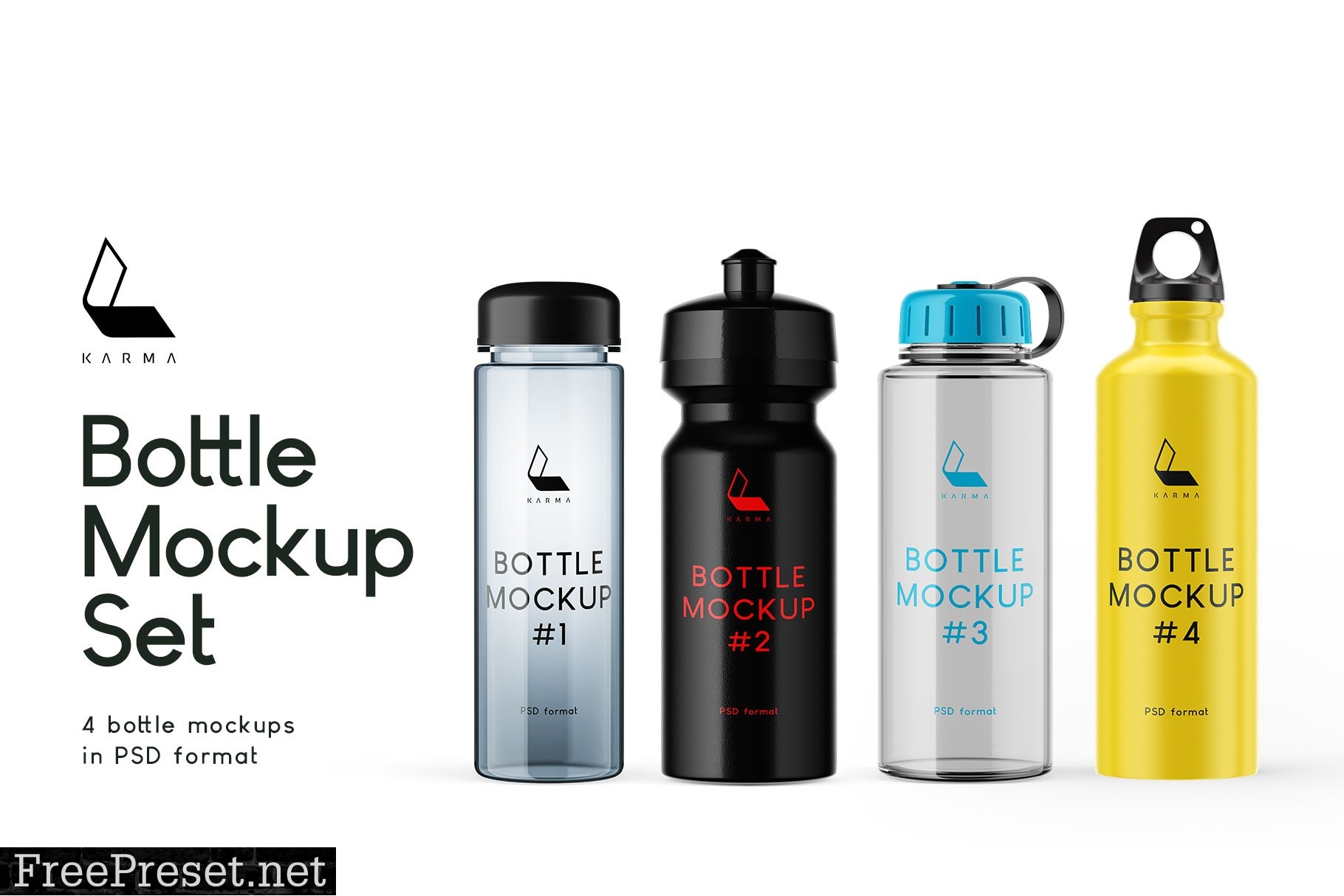 Bottle Mockup Set 6197078