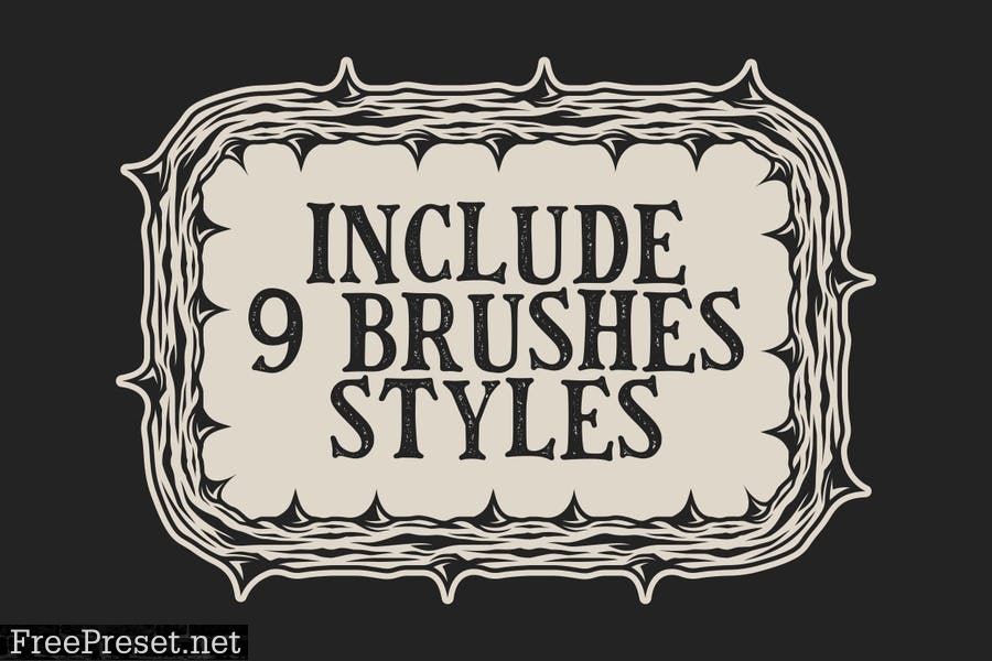 Branch Plant Brushes Illustrator