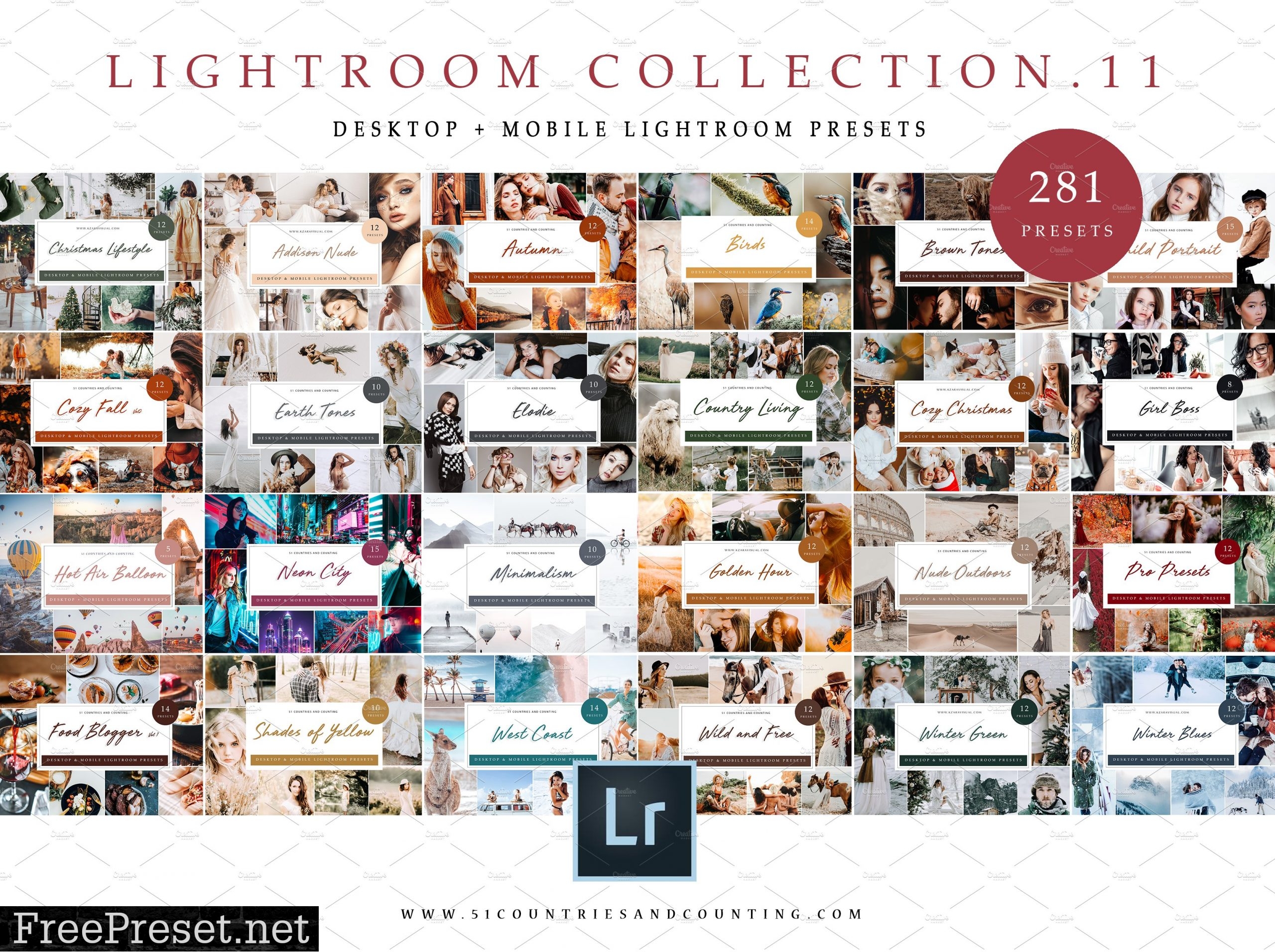 BUNDLE 11 Lightroom Presets X 281 6075989