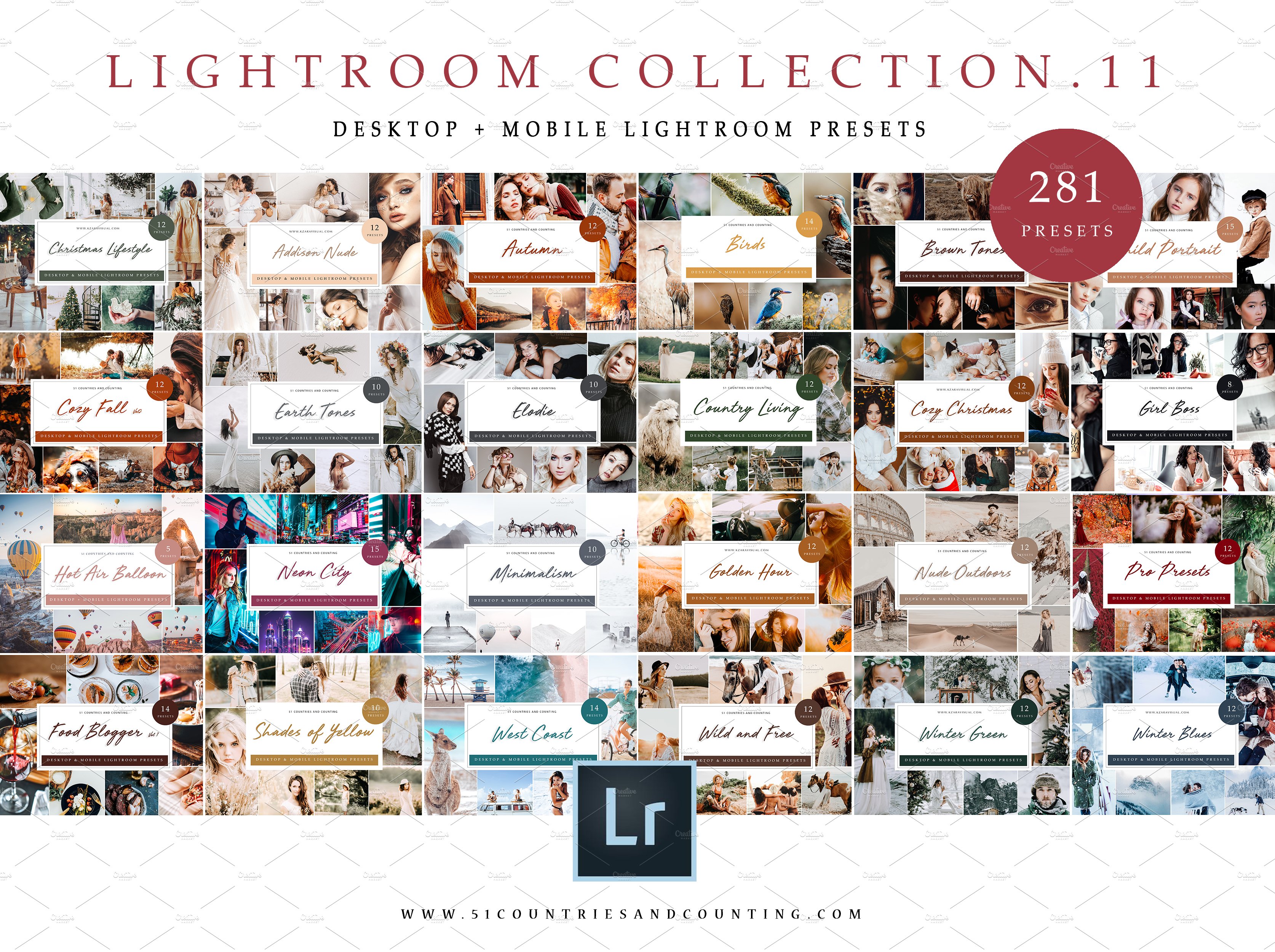 BUNDLE 11 Lightroom Presets X 281 6075989