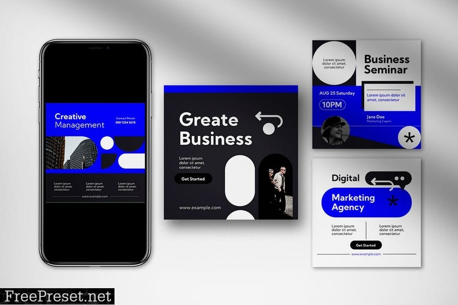 Business Instagram Pack QV4N2JU