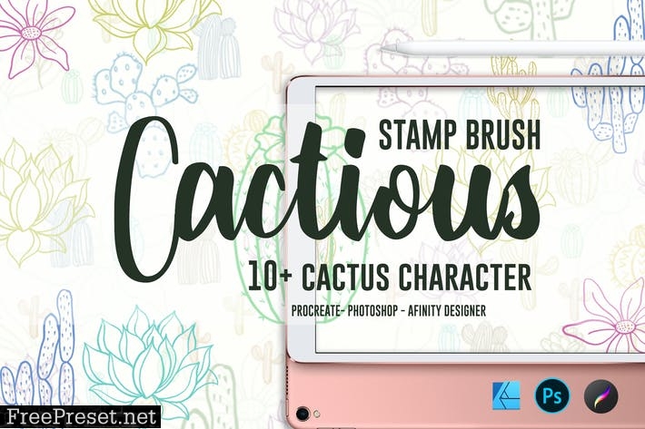 Cactious | Stamp Brushes