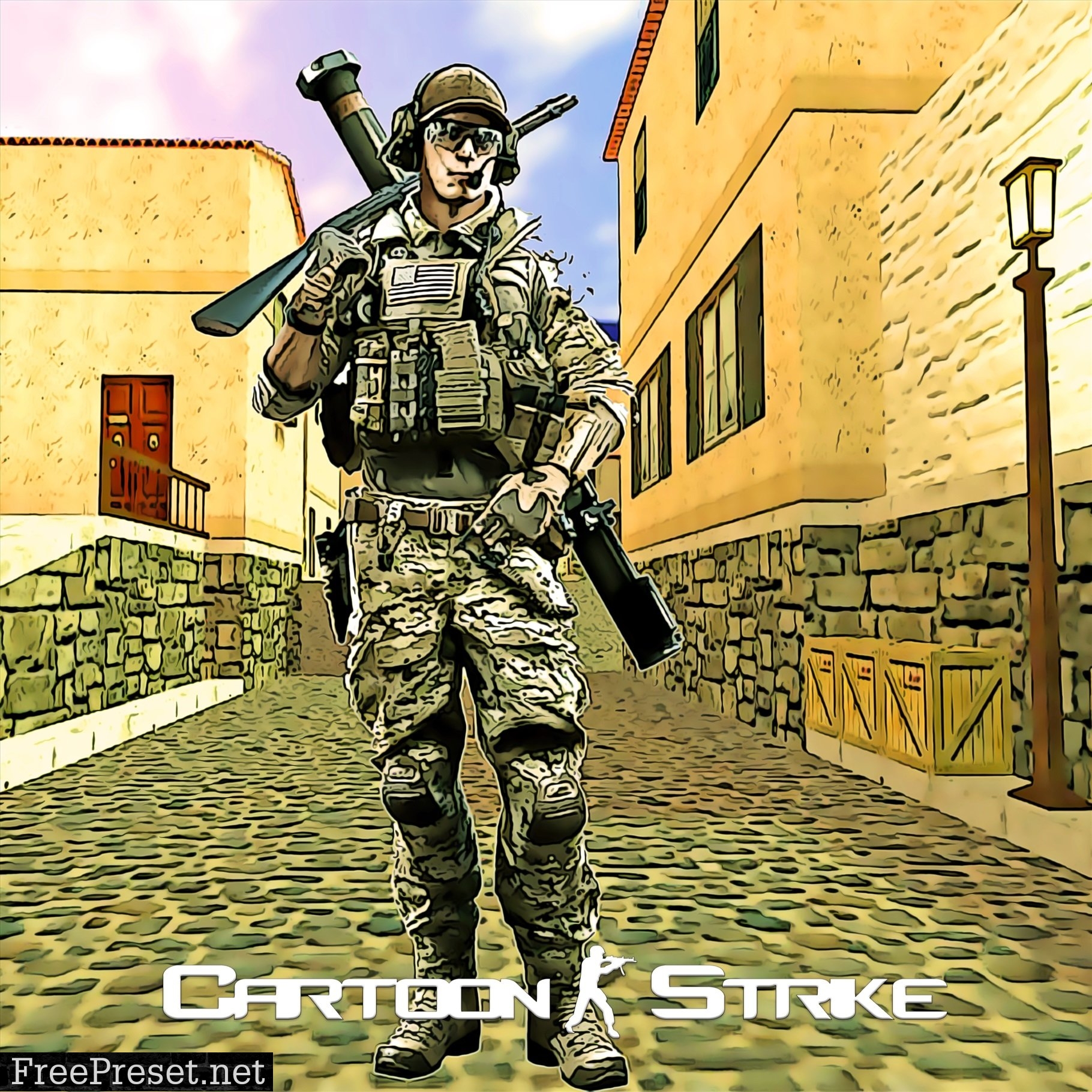 CartoonStrike Photoshop Action 5431268