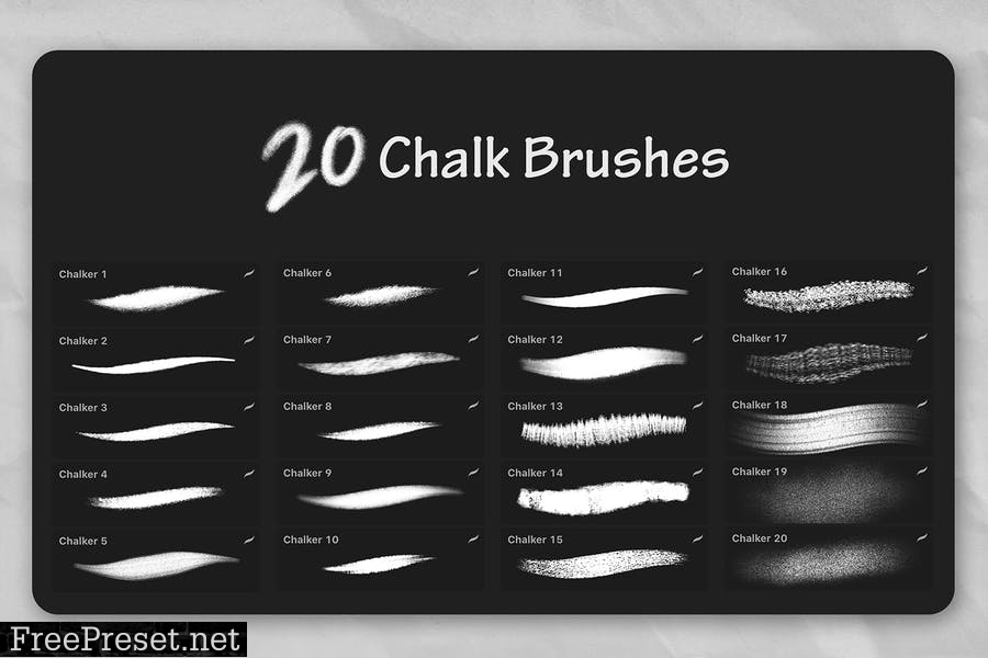 Chalker - Procreat Brushes A64ZMDT