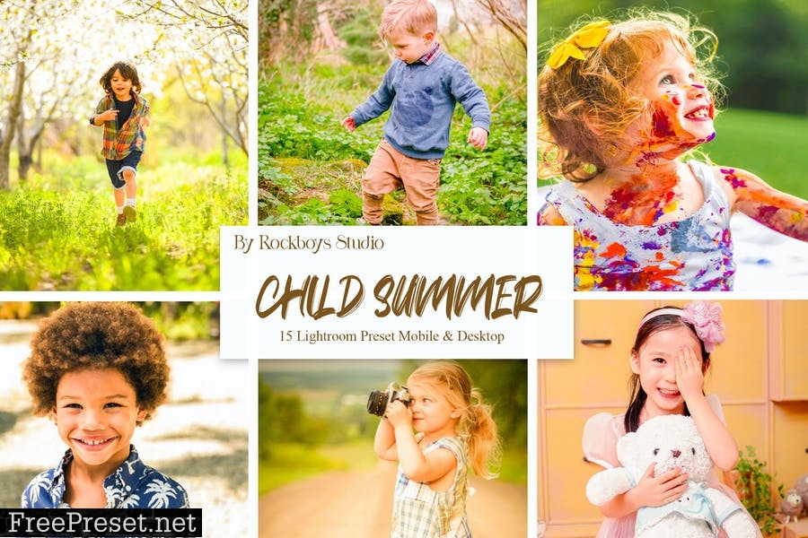 Child Summer Lightroom Presets