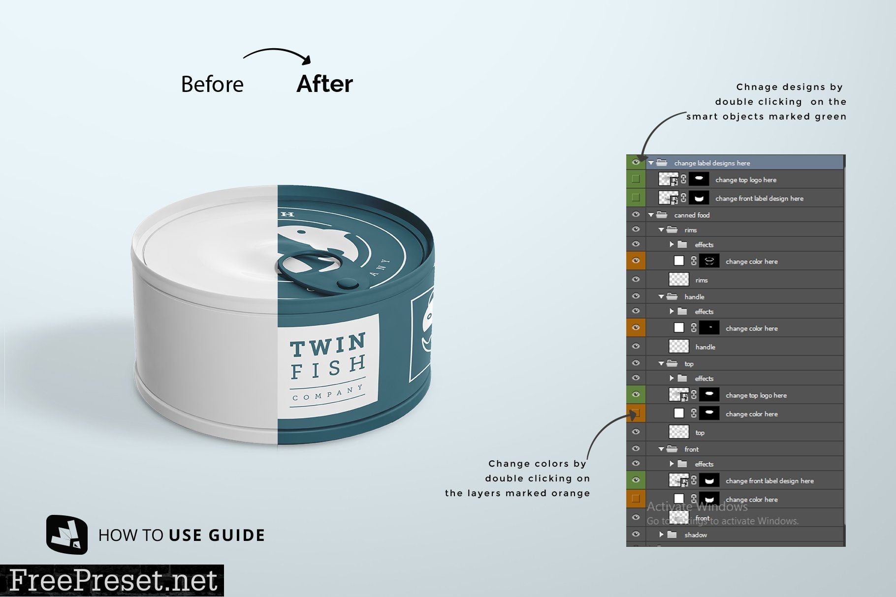 Circular Can Food Packaging Mockup 4827017