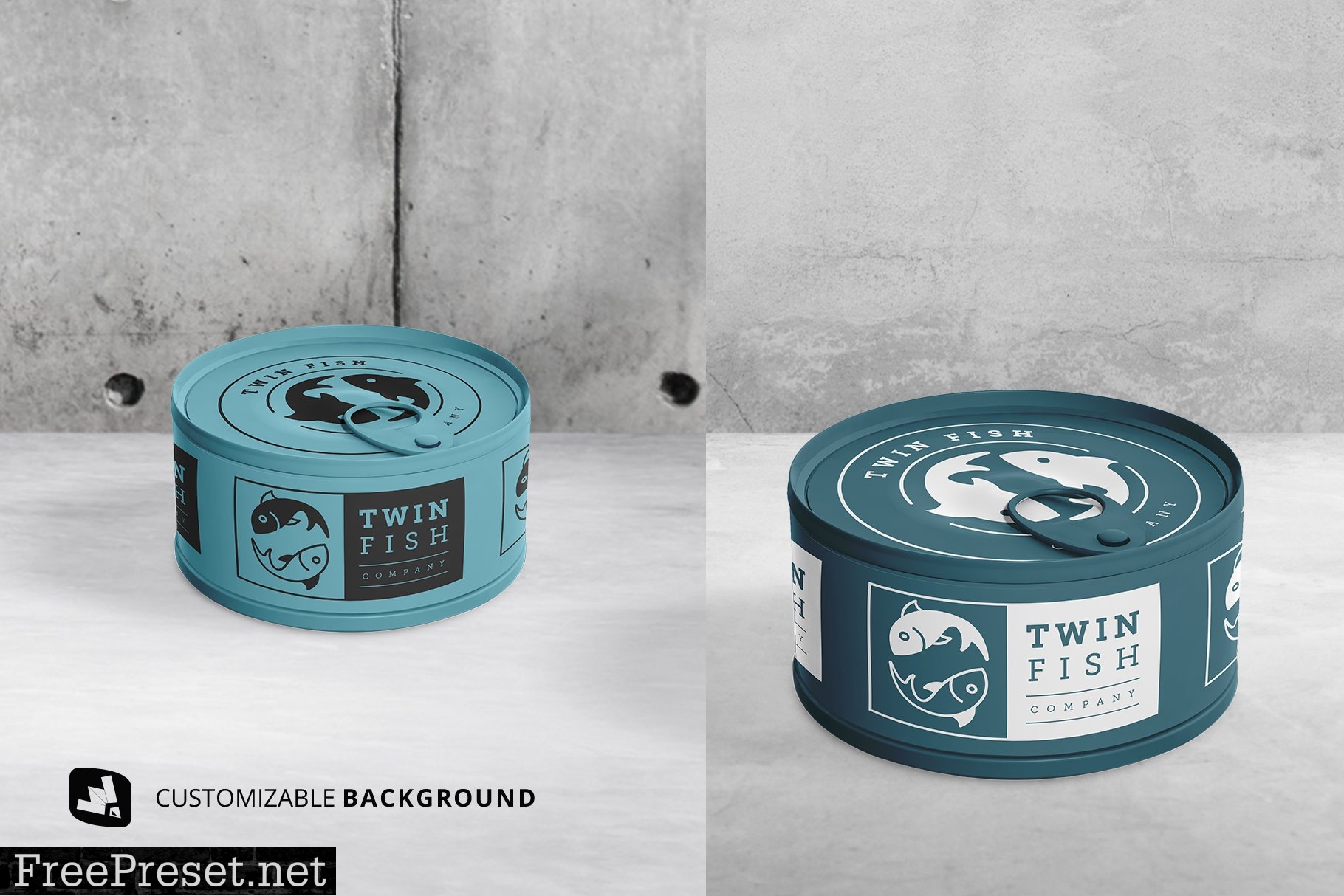 Circular Can Food Packaging Mockup 4827017