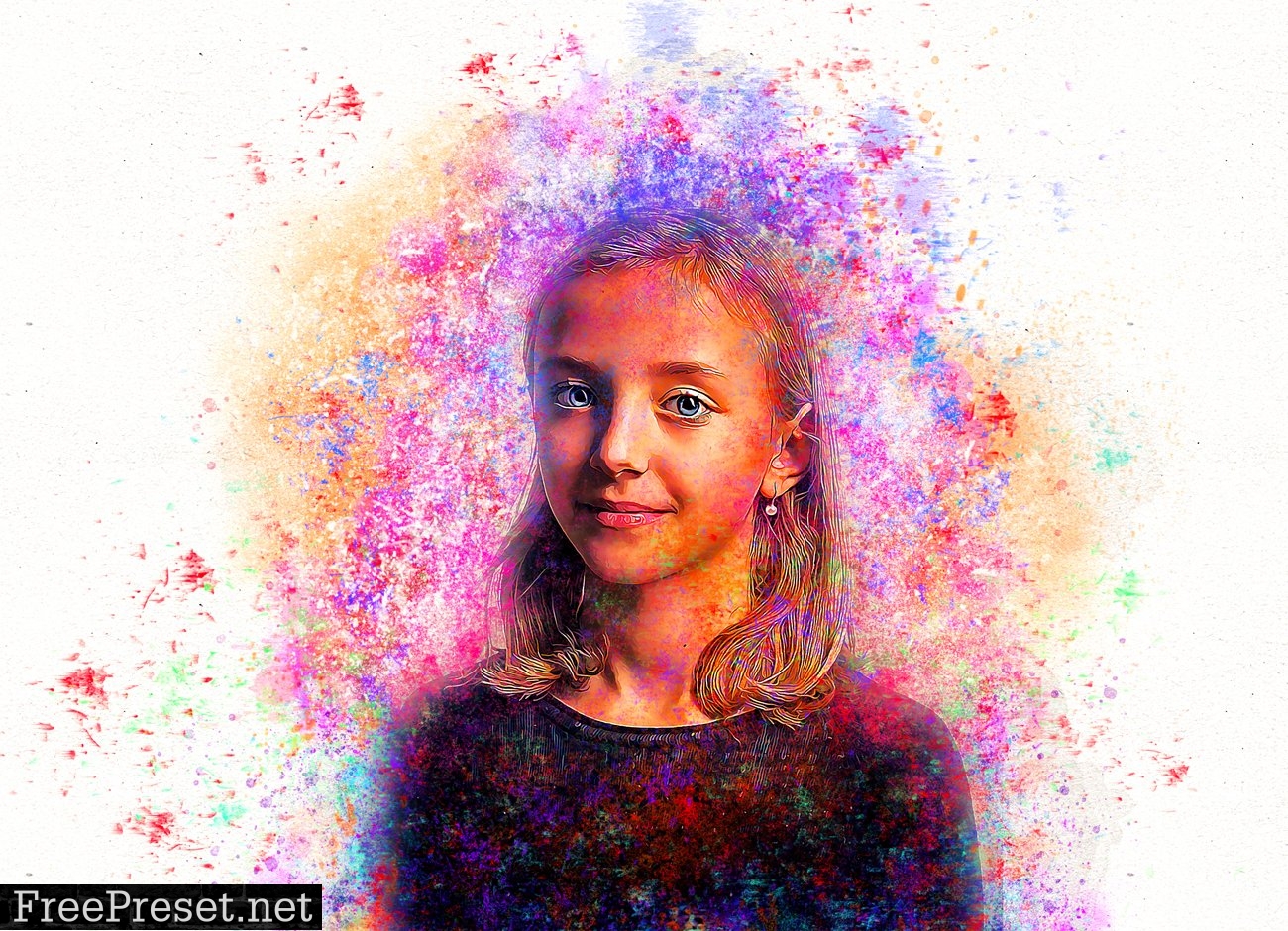 Color Portrait Photoshop Action 5621771