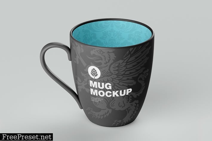 Colorfull Matte Mug Mockup