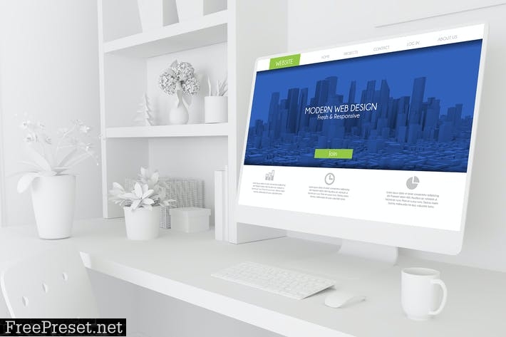 View Home Office Mockup Prototypes