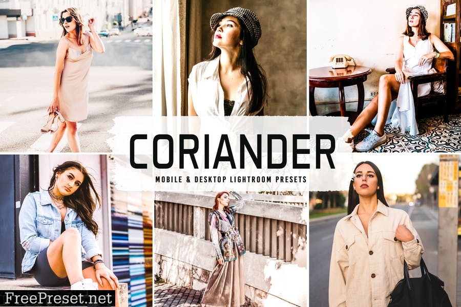 Coriander Mobile & Desktop Lightroom Presets