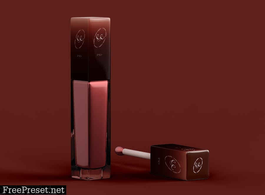 Cosmetic Lipstick Mockup 6N2N8PJ