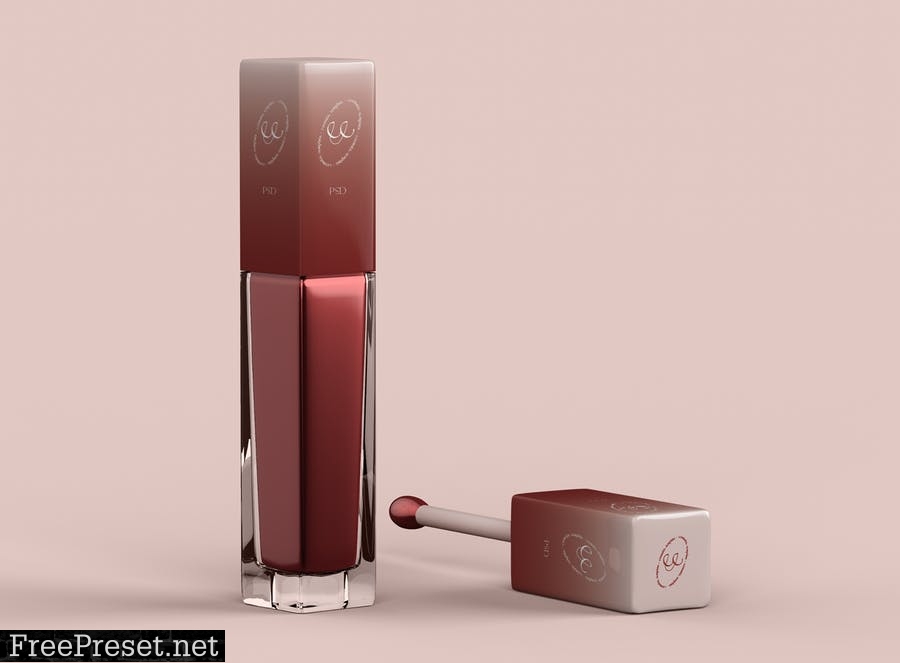 Cosmetic Lipstick Mockup 6N2N8PJ