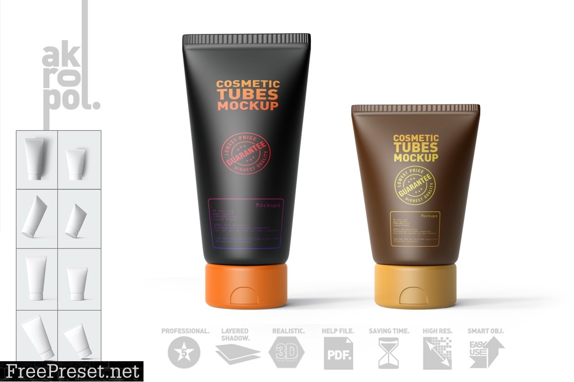 Cosmetic Tubes Mockup 4809677