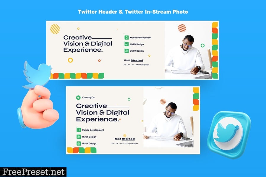 Creative Agency Social Media Pack ADHQN48