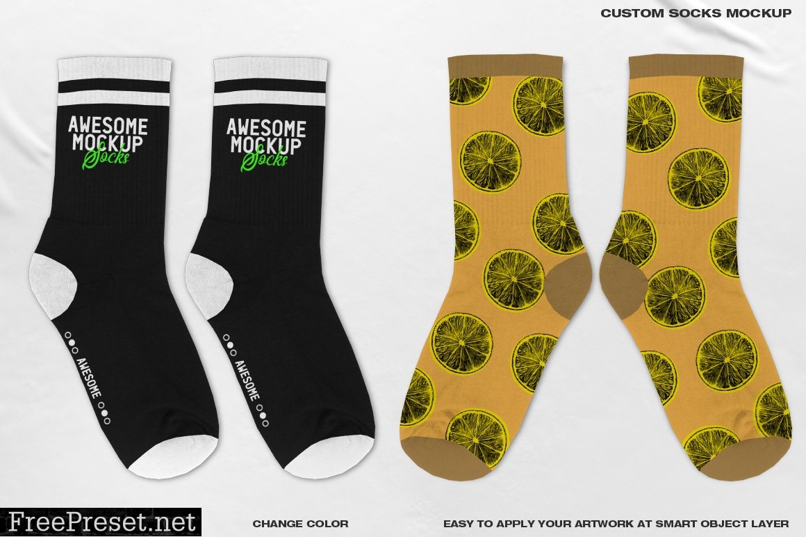 CUSTOM SOCKS MOCKUP 6194998