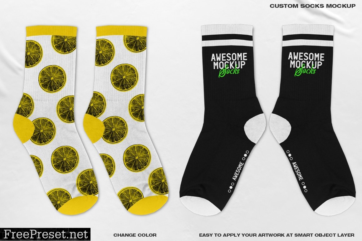 CUSTOM SOCKS MOCKUP 6194998