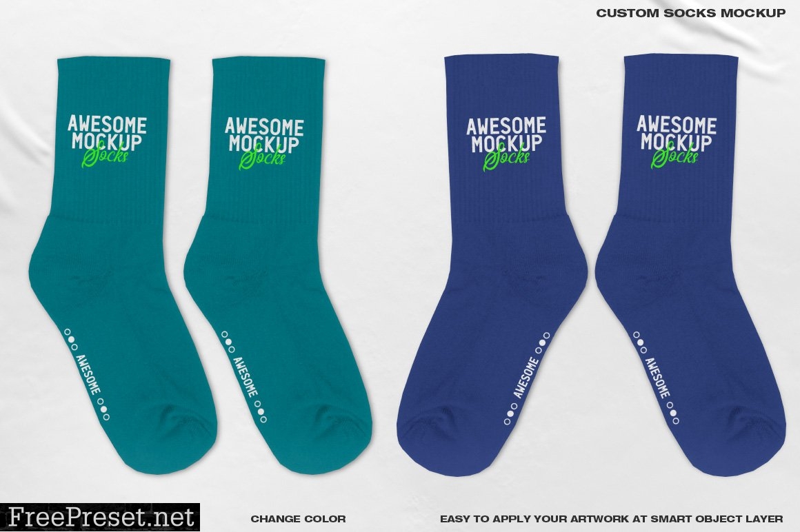 CUSTOM SOCKS MOCKUP 6194998