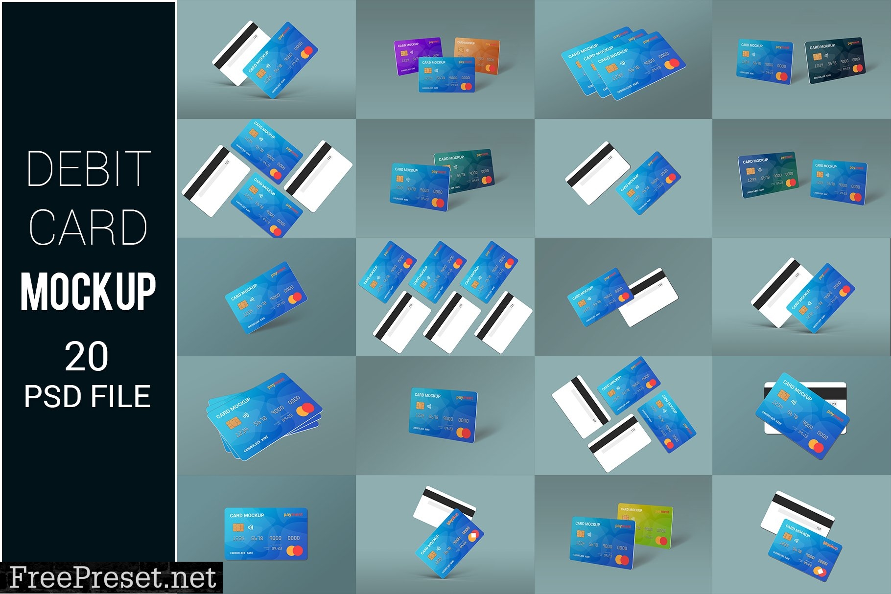 Debit Card Mockup 5542563