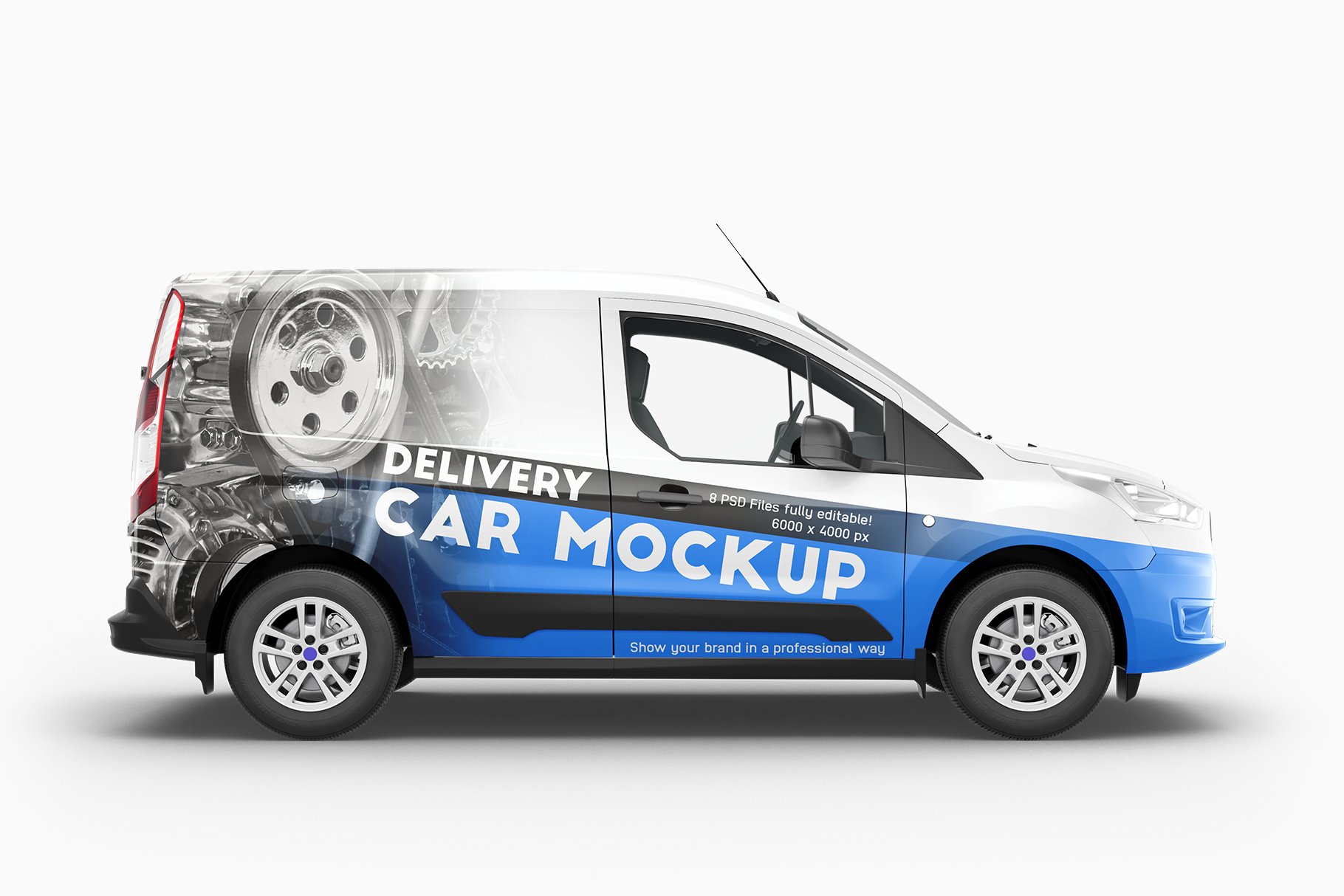 Delivery Car Mockup 6 5699688