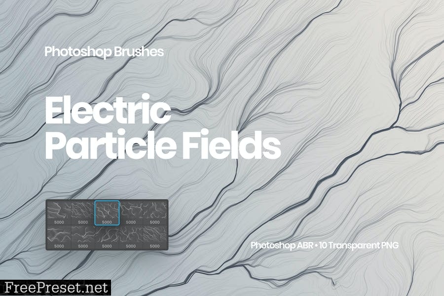 Electric Particle Fields Brushes Photoshop Brushes C665VXR