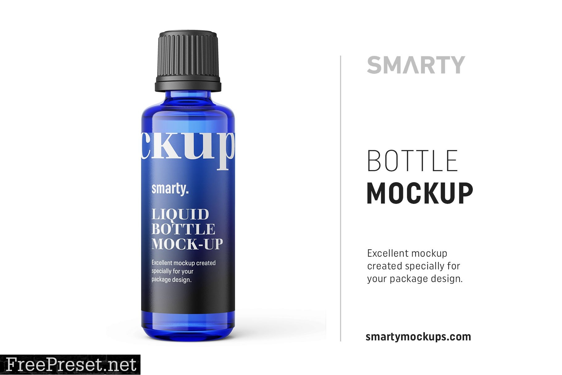 Essential oil bottle mockup 50ml 4824573