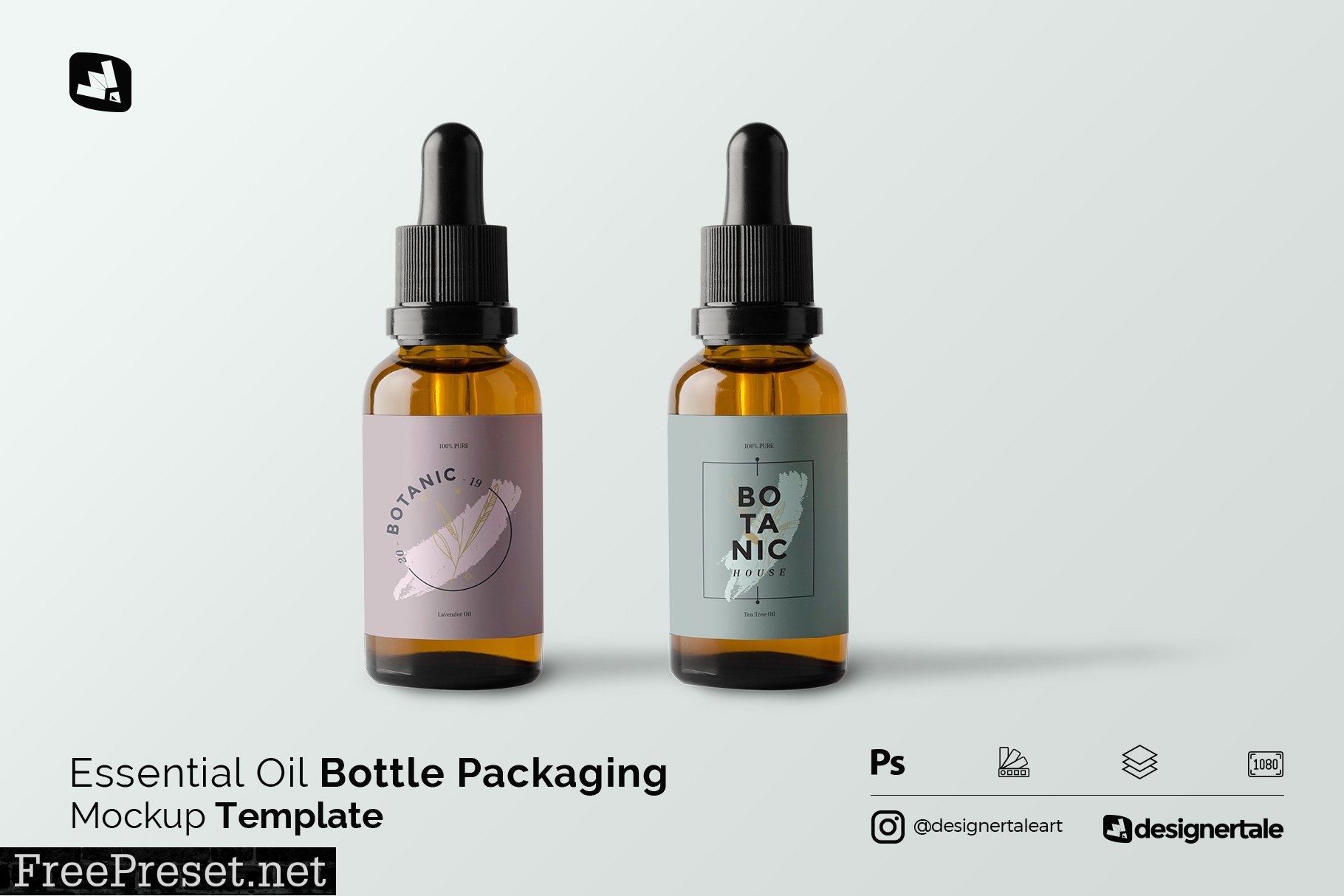 Essential Oil Packaging Mockup 4874697