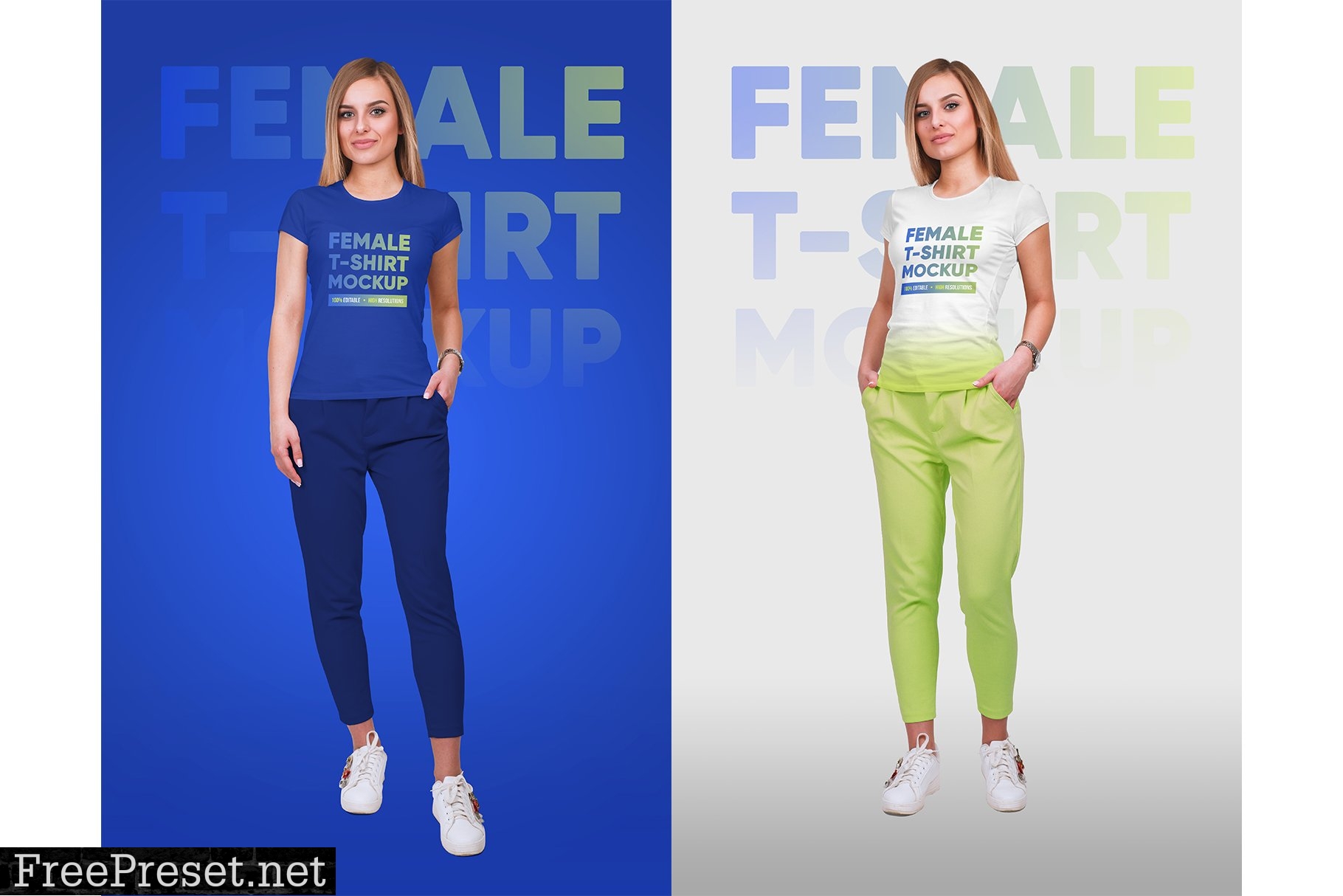 Female T-Shirt Mockups Vol 4 Part 1 5336759