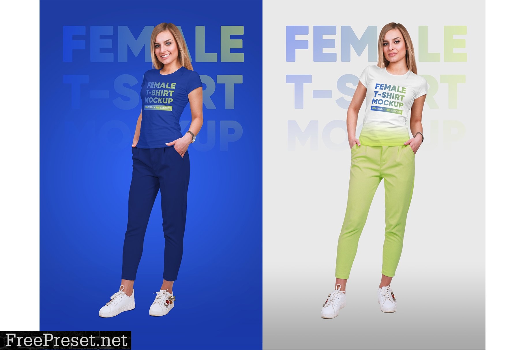 Female T-Shirt Mockups Vol 4 Part 1 5336759
